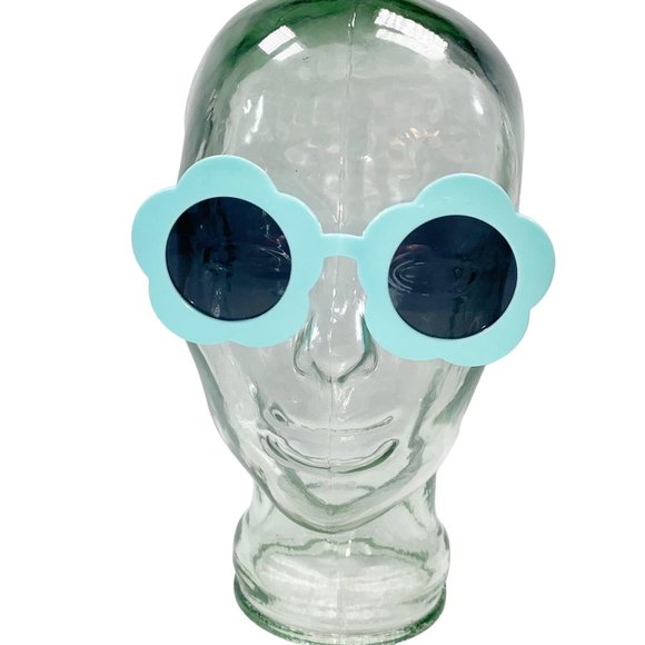 Blue Flower Power Sunglasses - Picture 7 of 11